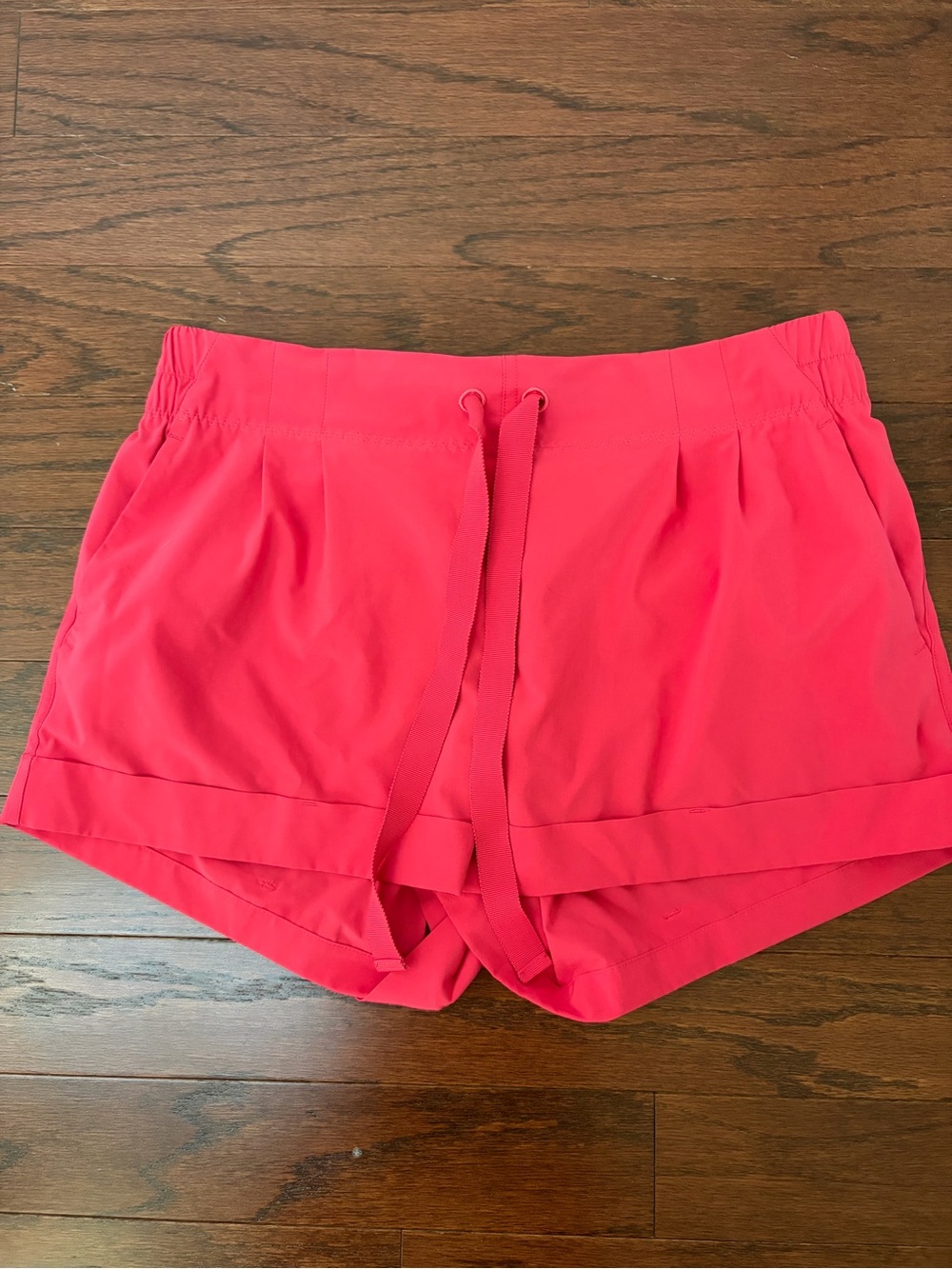 lululemon on the fly  Coral Pink Run Shorts 10